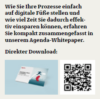 Das Bild zeigt ein Blatt Papier mit Texten und Grafiken zum Thema Personalmanagement und Humanressourcen, das neben einem Smartphone liegt, auf dessen Bildschirm ein QR-Code angezeigt wird, der auf einen digitalen Download-Vorgang anspielt