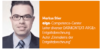Porträt von Markus Stier neben einem orangefarbenen Textfeld. Das Textfeld enthält seinen Namen und seine Berufsbezeichnungen: „alga-Competence-Center, Leiter diverser DATAKONTEXT-ARGEn Entgeltabrechnung, Autor ‚Einmaleins der Entgeltabrechnung‘.“